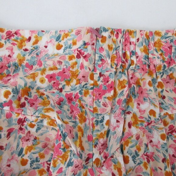 Tween Girls Skort Skater Style Skirt w/Built In Shorts Size XS Pink Multi Floral - Picture 5 of 8